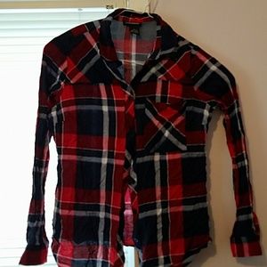 Plaid blouse